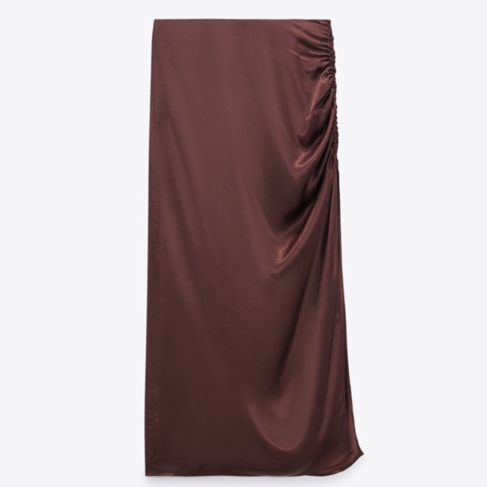 ZARA SILK SKIRT